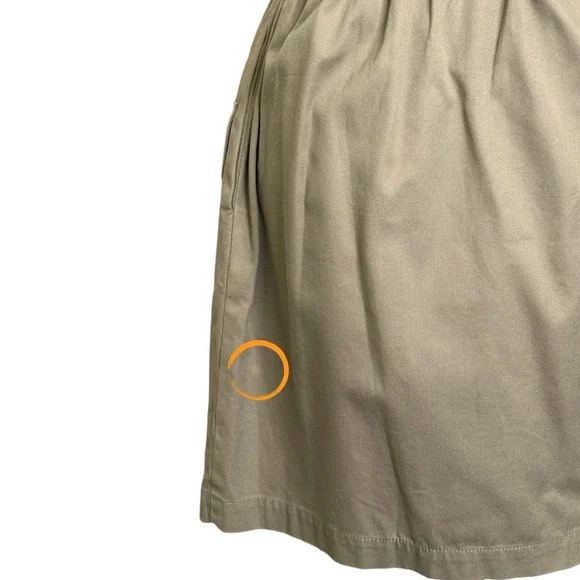 Rebecca Minkoff Beige Paperbag Bradley Paperbag Skirt Size Medium - Picture 6 of 14